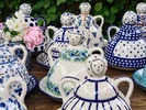 Käsedame groß 23 × 23 cm – Bunzlauer Keramik / Ceramika Artystyczna