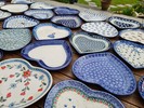 Platte in Herzform 23 x 22 cm - Bunzlauer Keramik 