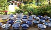 17 centimeter in diameter – Ronde vorm – Muesli met fruit – Kom van Pools aardewerk 