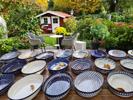 35 x 26 cm - Form oval - flach - gross - Schalen Bunzlauer Keramik