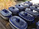 Crocks à pain en céramique polonaise (Polish Pottery) avec orifices d’aération