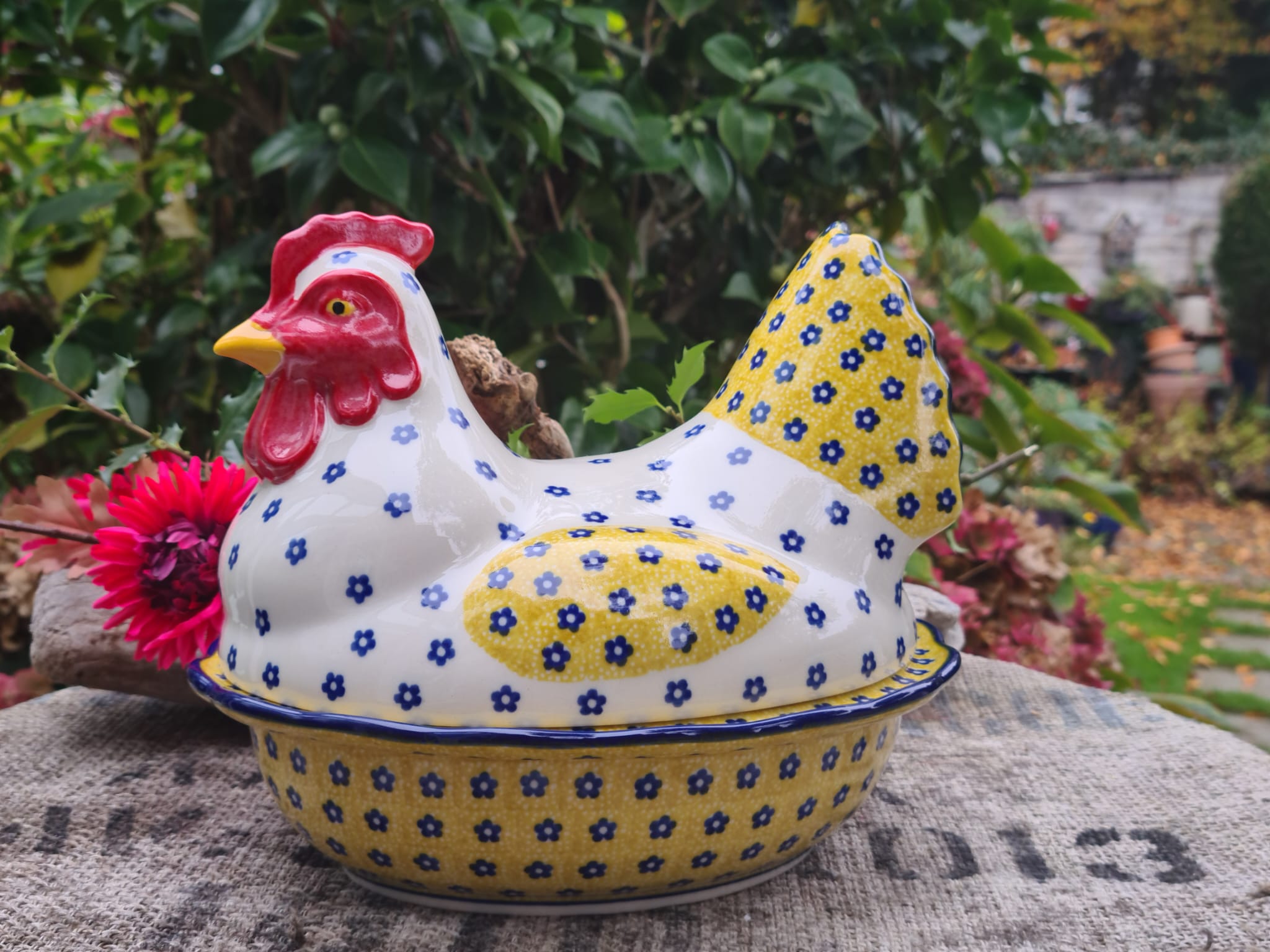 Tazza Pagma A Forma Di Pollo Con Frase Umoristica In Tedesco, 330 Ml, Lavabile In Lavastoviglie - 2