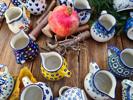 Kander & Krus til kaffebordet, tebordet – Polsk keramik