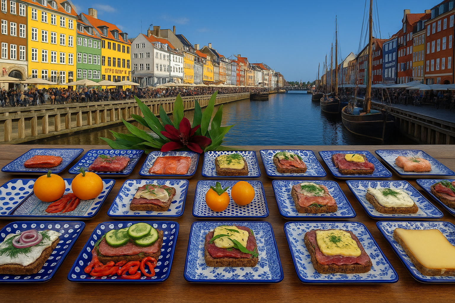 Smørrebrød- & serveringsfade – Dansk madkultur i Polsk keramik