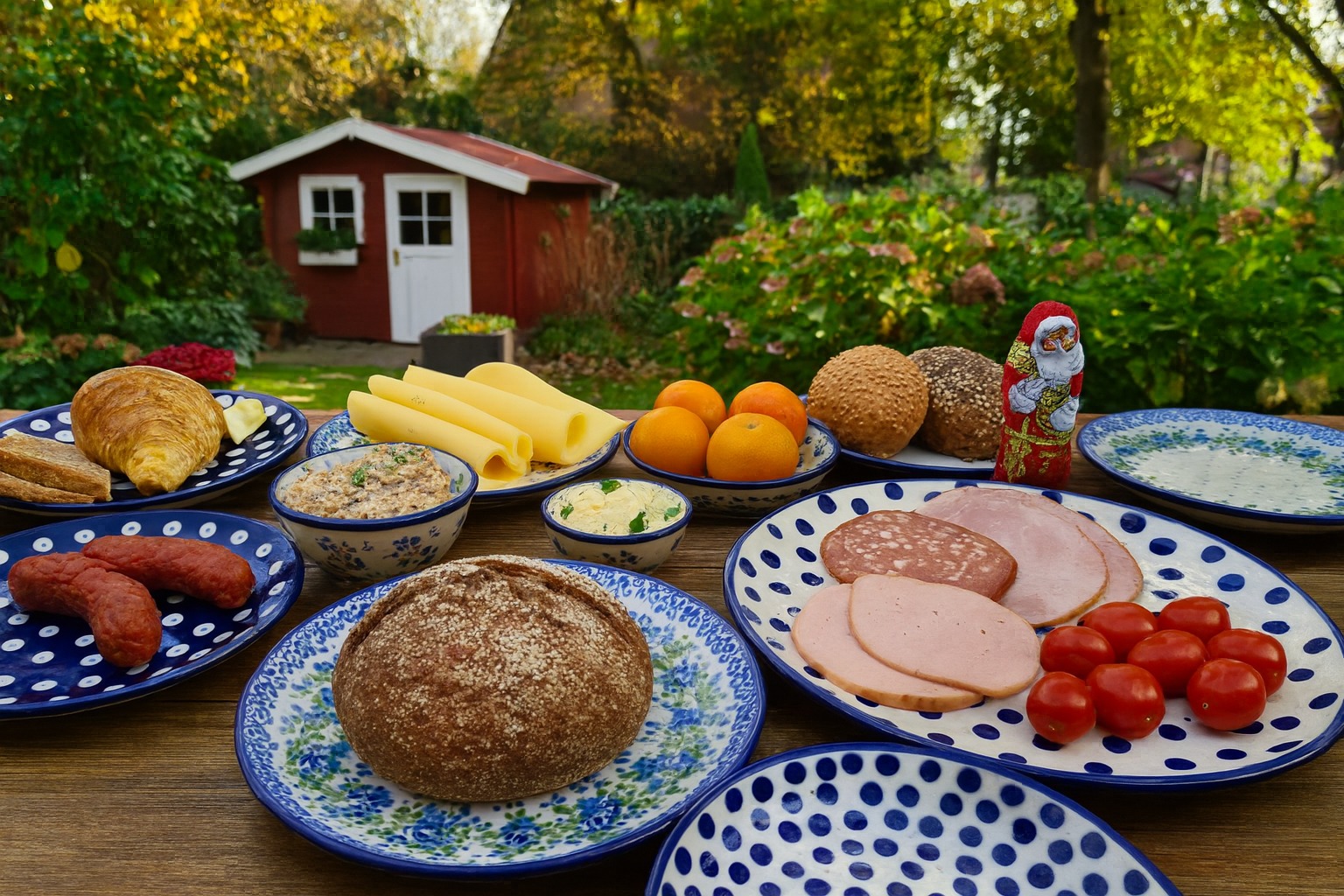 Bread & Breakfast Tableware – Traditional Breakfast served in Polish Pottery