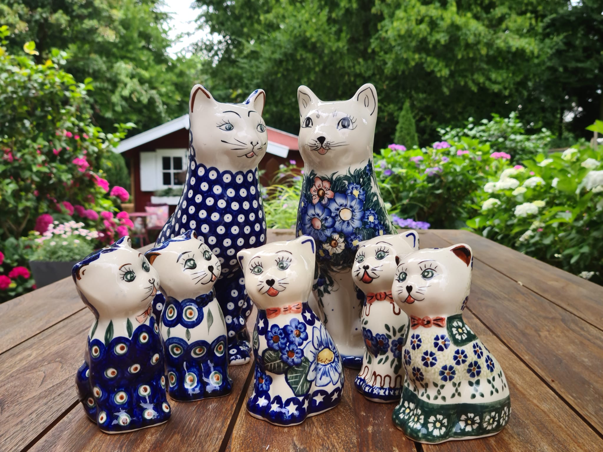 Bunzlauer Keramik Katzen