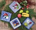 20 x 20 cm L`assiette / Plat Poterie Polonaise Ceramika Artystyczna