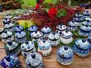 Zuckerdose ohne Henkel aus polnischer Keramik