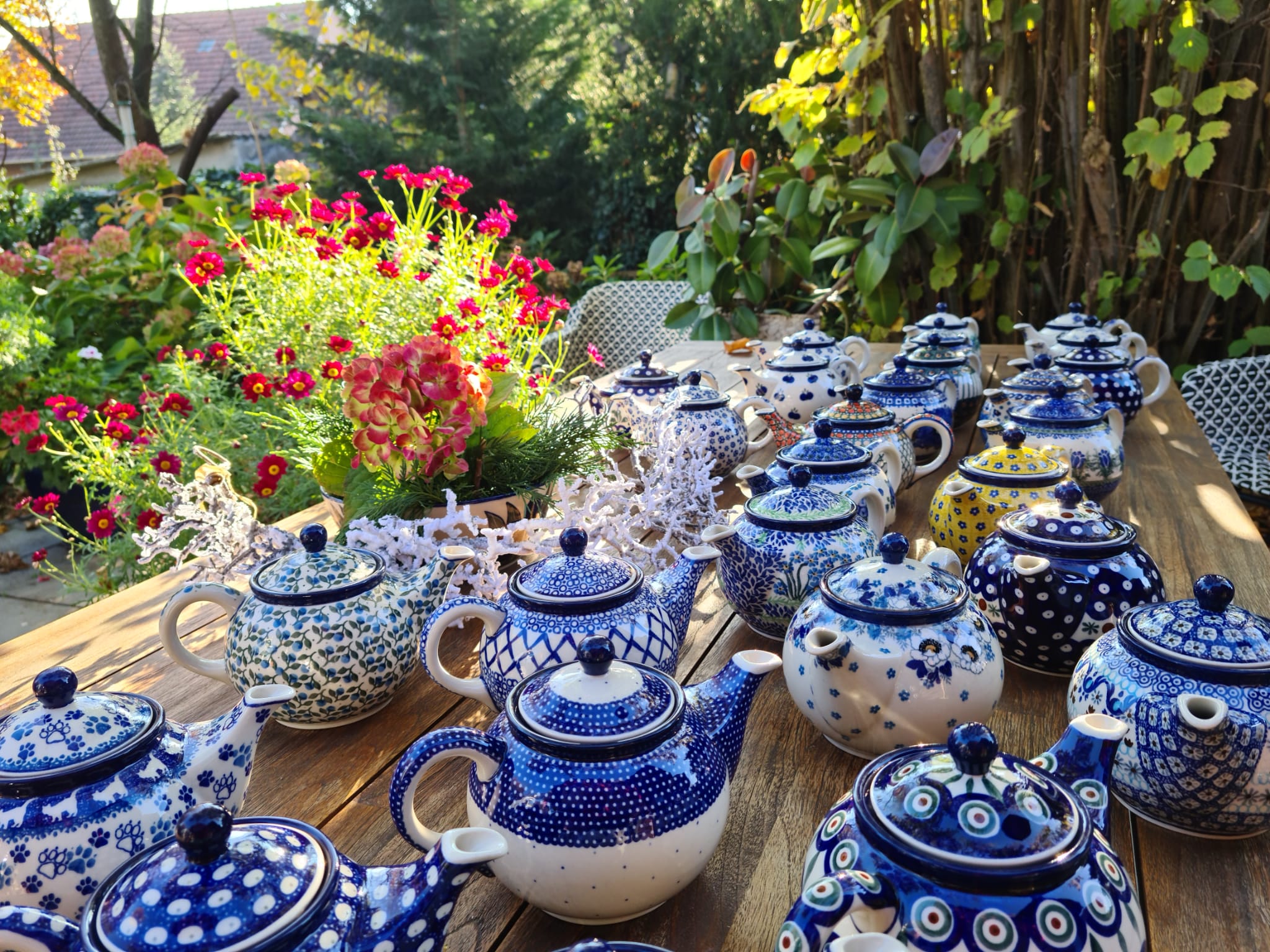 Théières & Cafetières en poterie polonaise